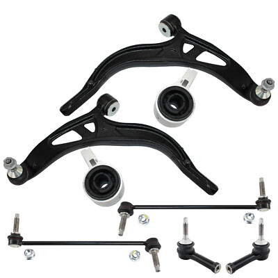 Bison Performance 6pc Front Lower Control Arms Tie Rods Sway Bars Kit For Ford