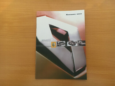 RENAULT SERVICE BOOK NEW GENUINE ALL RENAULT MODELS CARS & VANS clio