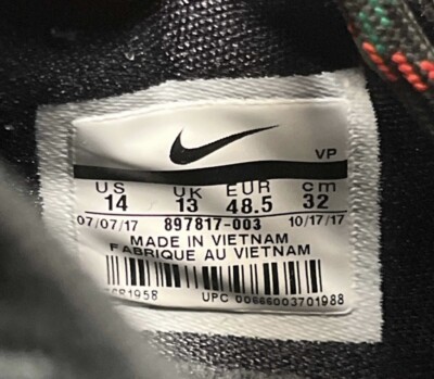 Nike KD 10 Limited BHM Black History Month Size 14 Sneakers w/ Box
