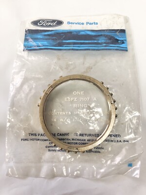 1st/2nd Synchronizer Blocking Ring for 85-89 FORD ESCORT MTX E5FZ7107A OEM NOS