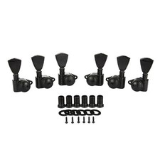3x3 Guitar Locking Tuners Locking Tuning Keys with Keystone Buttons for Les Paul