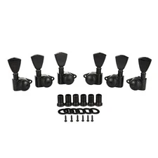 3x3 Guitar Locking Tuners Locking Tuning Keys with Keystone Buttons for Les Paul