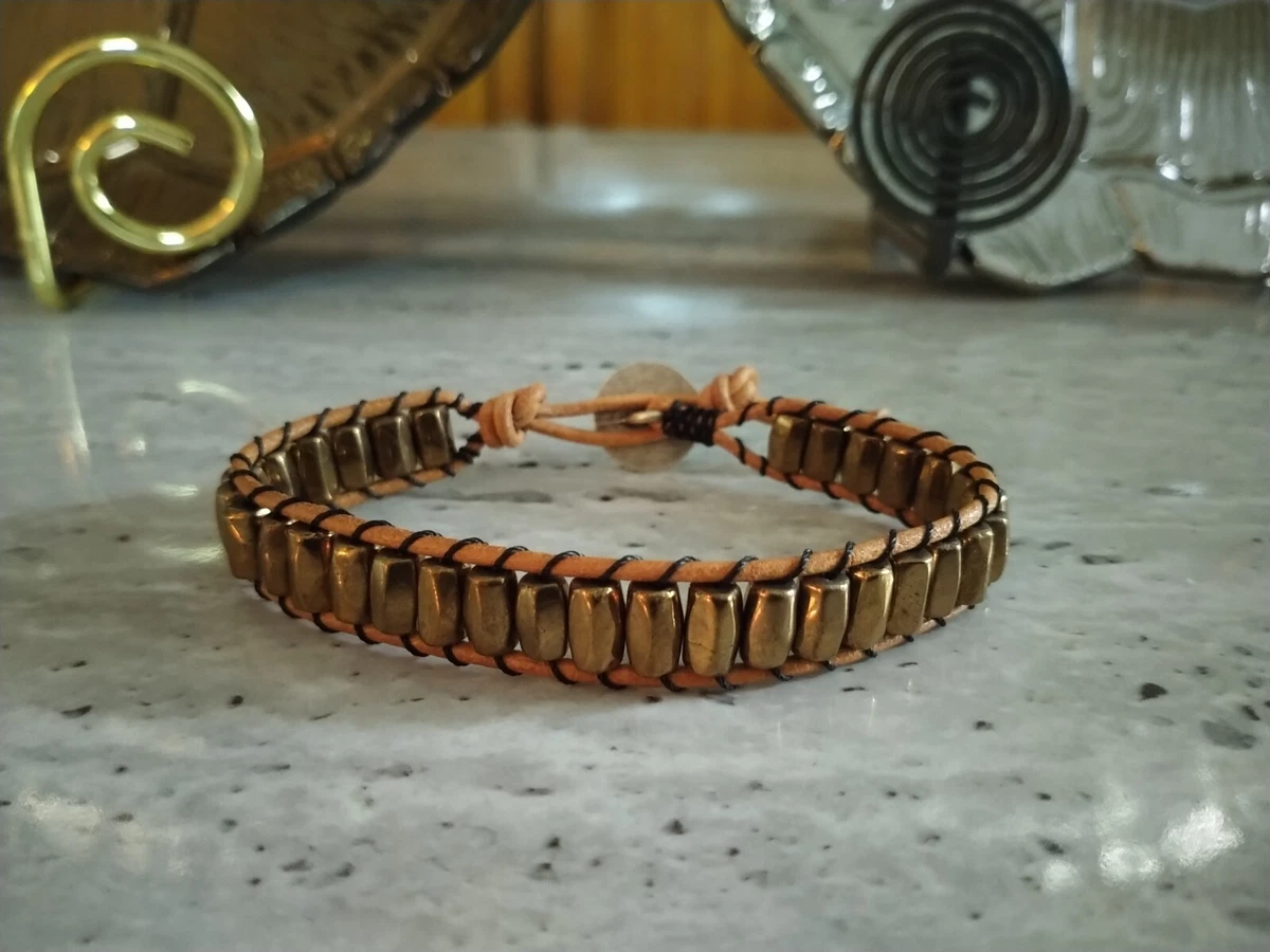 Copper bead bracelet deals