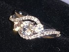 *AMAZINGLY BEAUTIFUL* Kay Jewelers Sterling Silver 3 Lab Created Sapphire Ring 7 — photo 7