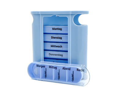 Medi Tabletten Box 7 Tage Medikamenten Dosierer Pillenbox Medikamentendose TOP!