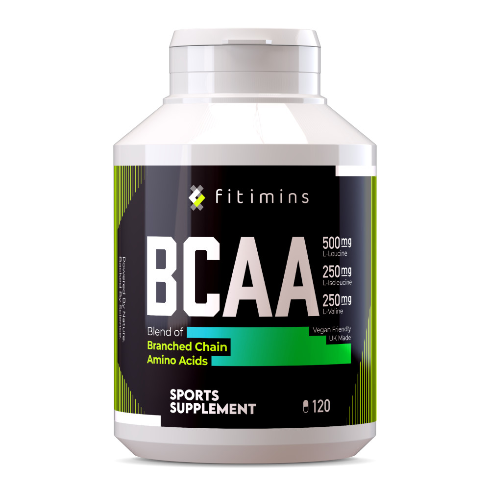 BCAA Amino Acid Capsules, Vegan Supplement for Muscle Growth, 2 Month Supply