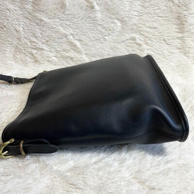 Extremely Rare Made In USA Old Coach 9806 Shoulder Bag Black