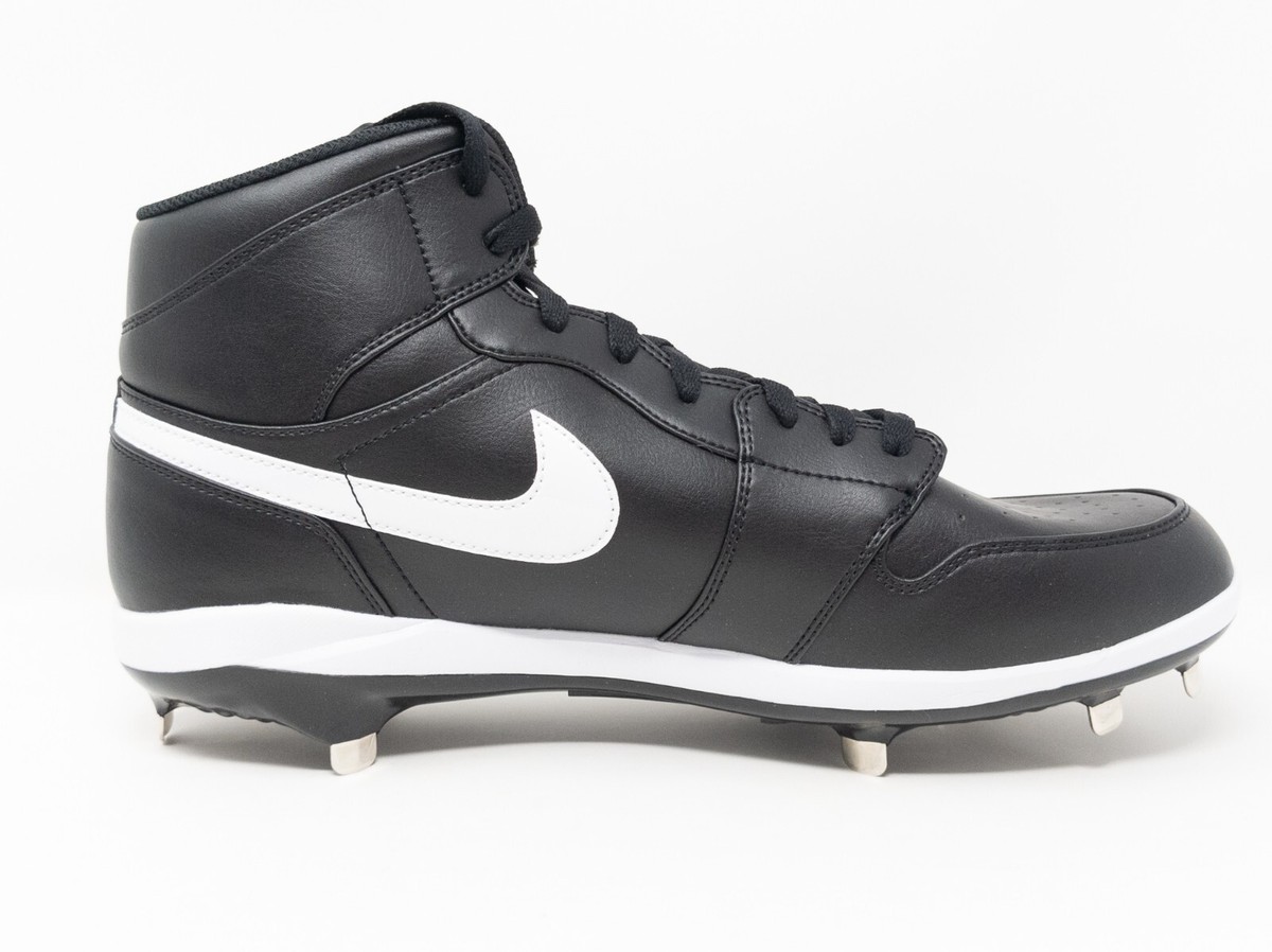 Nike Air Jordan 1 Metal AV5355-001 Men Size 10 Black White Baseball Cleat Retro Amazon.com | Jordan 1 Retro Metal Men main image 4