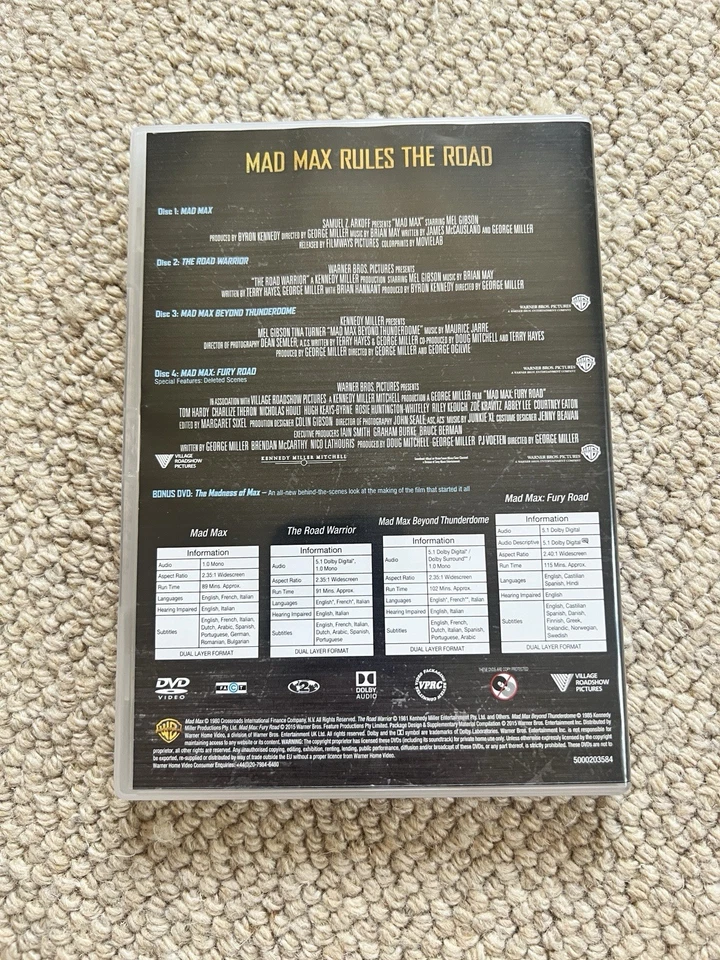Mad Max Anthology DVD 2015 - Image 2 of 4