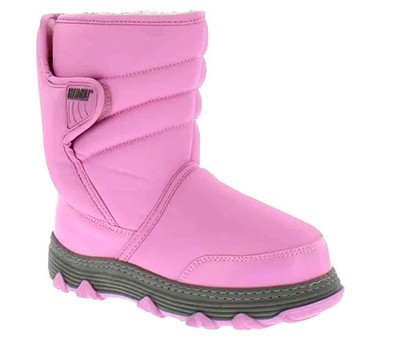 Khombu Neptune Pink Snow Boot Fur Lined Waterproof Big/Little Kid Sizes 2-6 NWOB