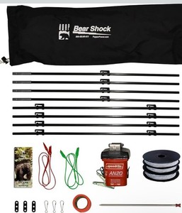 Bear Shock Electric Fence (Covers 27ft. x 27ft. sq. area) (Ultra Light 3.7 lbs.)