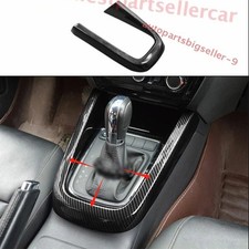 Cubierta de cambio de marchas de consola central de fibra de carbono ABS para VW Jetta MK6 2015-2018