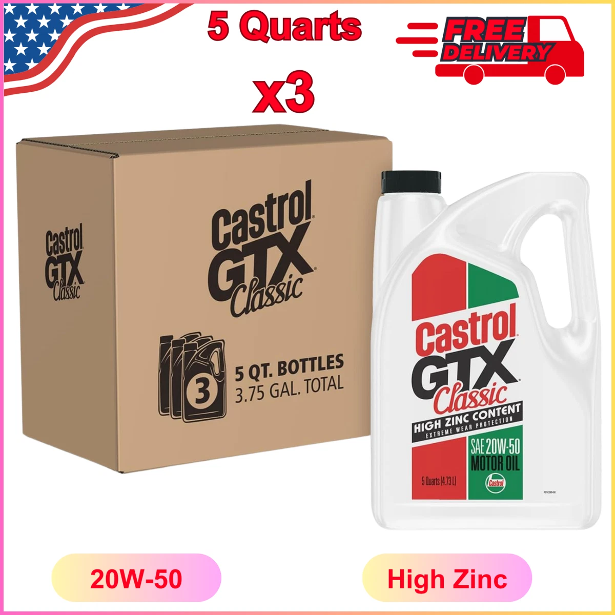 Castrol Pack of 3 Motor Oil for sale | eBay
