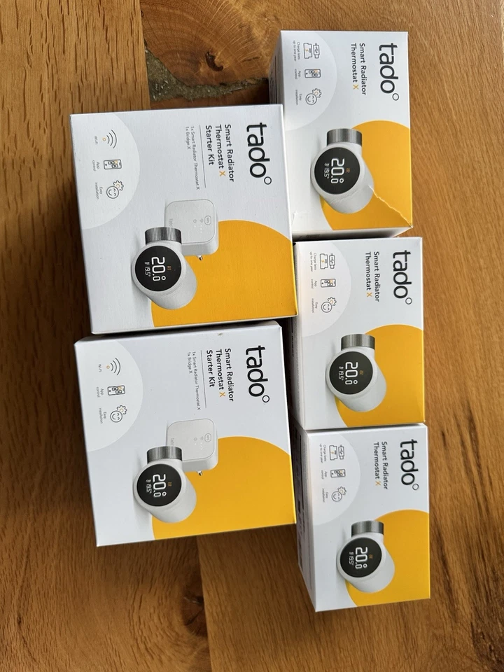 5 x tado° Heizkörper-Thermostat X  mit 2 x Bridge - Bild 2 von 2