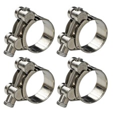 T-Bolt Hose Clamps,304 Stainless Steel Heavy Duty Adjustable Tube Clamps 17-...