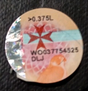 MALTA EXCISE DUTY LABEL