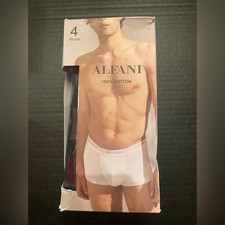 Alfani Men  s 4 Pack Trunks Boxer Briefs in Black Size Small 29-31 NWT