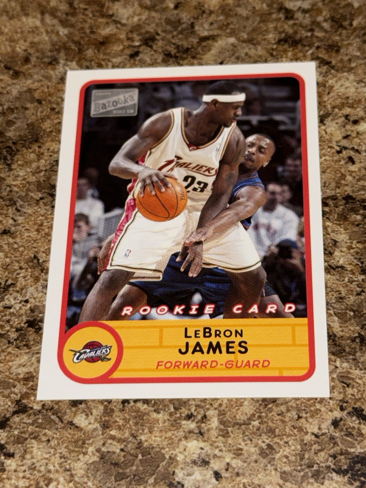 2003-04 Topps Bazooka - LeBron James #223 White Jersey (RC) Rookie