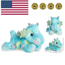 Vibrant Bright Fancies Sprinkles Dragon Stuffed Animal - Eye-Catching Fun - D...