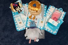 JELLYCAT NYC EXCLUSIVES SET OF 4 PANCAKE MILKSHAKE PIGEON CHEESECAKE RARE BNWT