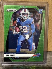 2024 Panini Prizm - Rookies Ray Davis #382 Neon Green Pulsar Prizm (RC)