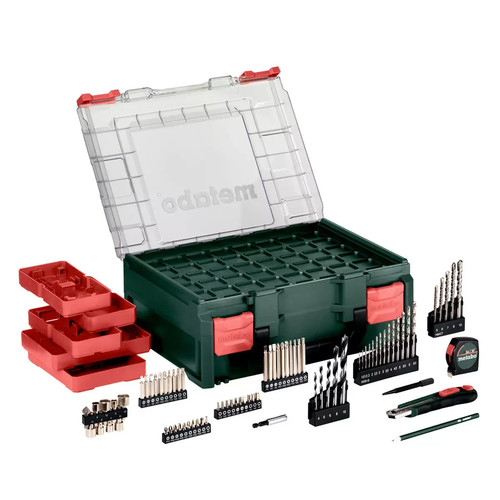 Metabo SB18 L SET 18V Brushless Combi Drill Kit & 78pcs Accessory Set 614053940 - Picture 3 of 4