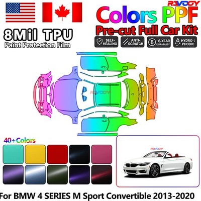 Precut PPF Paint Protection Film For BMW 4 SERIES M Sport Convertible 2013-2020
