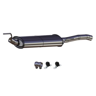 ERNST Endschalldämpfer Auspuff + Anbausatz für VW GOLF 3 1.6 1.8 2.0 1.9D/TD/GTD