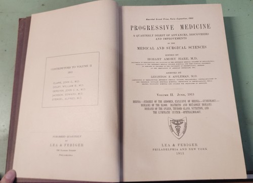 Antique Progressive Medicine Quarterly Journal Medical History - Choose - Picture 169 of 225