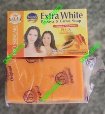 Nano Extra Natural papaya & carrot soap - 1 Bar