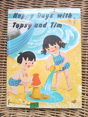 Vintage Happy Days with Topsy and Tim by Jean and Gareth Adamson Hardback Book