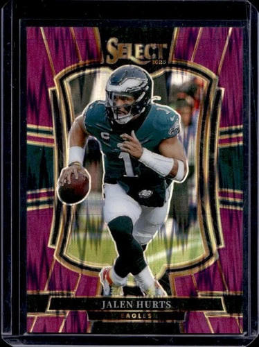 2025 Panini Select Jalen Hurts Premier Level Purple Prizm Shock #/699 Eagles