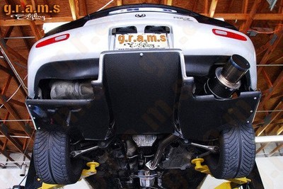 Mazda RX-7 Rear Diffuser + Brackets Included Top Secret Style for Racing v9