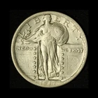 1917- 25C Type 2 Standing Liberty Silver Quarter - Free Shipping USA