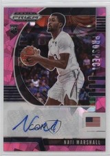 2020 Panini Prizm Draft Picks Prospect Pink Ice Naji Marshall #PA-NA Auto 0qr0