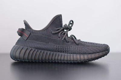 Size 7 - adidas Yeezy Boost 350 V2 Low Black Non-Reflective for