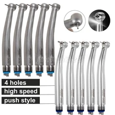 1-10PCS SANDENT Dental E-generator LED /High Speed NoLED Handpiece 4Hole Ceramic
