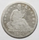 1840 H10C Seated Liberty Silver Half Dime - RAW - NO DRAPERY - Lowball