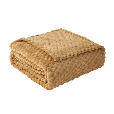 Good Nite Fleece Throw Blanket - Soft Plush & Warm Cozy White Blanket for Bed, C