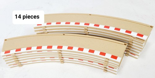 Scalextric Hornby Slotcar Rennbahn Zubehör - Skid Outs, Schienen, Riser 78 Teile Lot - Bild 4 von 7