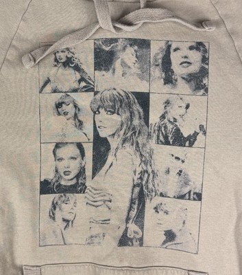Taylor Swift The Eras Tour Tan Brown Hoodie Unisex Medium Oversized Sweatshirt