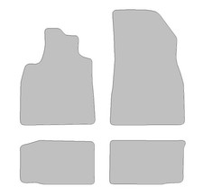 Fußmatten passend für Dacia Duster III Typ  (Baujahr 2024 - aktuell), Hit schwar