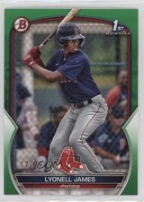 2023 Bowman Prospects Green 17/99 Lyonell James #BP-118 04hz