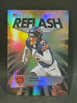 2025 Topps Finest - Reflash Rome Odunze #RF-12 Black /10