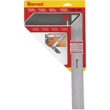 Starrett K53M-300-S Carpenters Try Square for Woodworking – 300mm Metric Set 