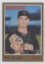 2019 Topps Heritage Minor League Edition Gold /15 Will Stewart #66 7v7