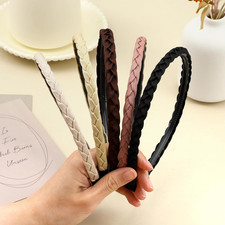 5 Pack Braided Headbands for Women Girls 5Pcs, Braid Headband with Teeth Non-Sli