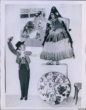 1936 Photo Juan Martinez & Soledad In Scene From Monte Carlo Opera Dancers 7X9