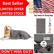 Fast-Drying Microfiber Dog Bath Towel - 40" x 23.6" - Ideal for All Breeds