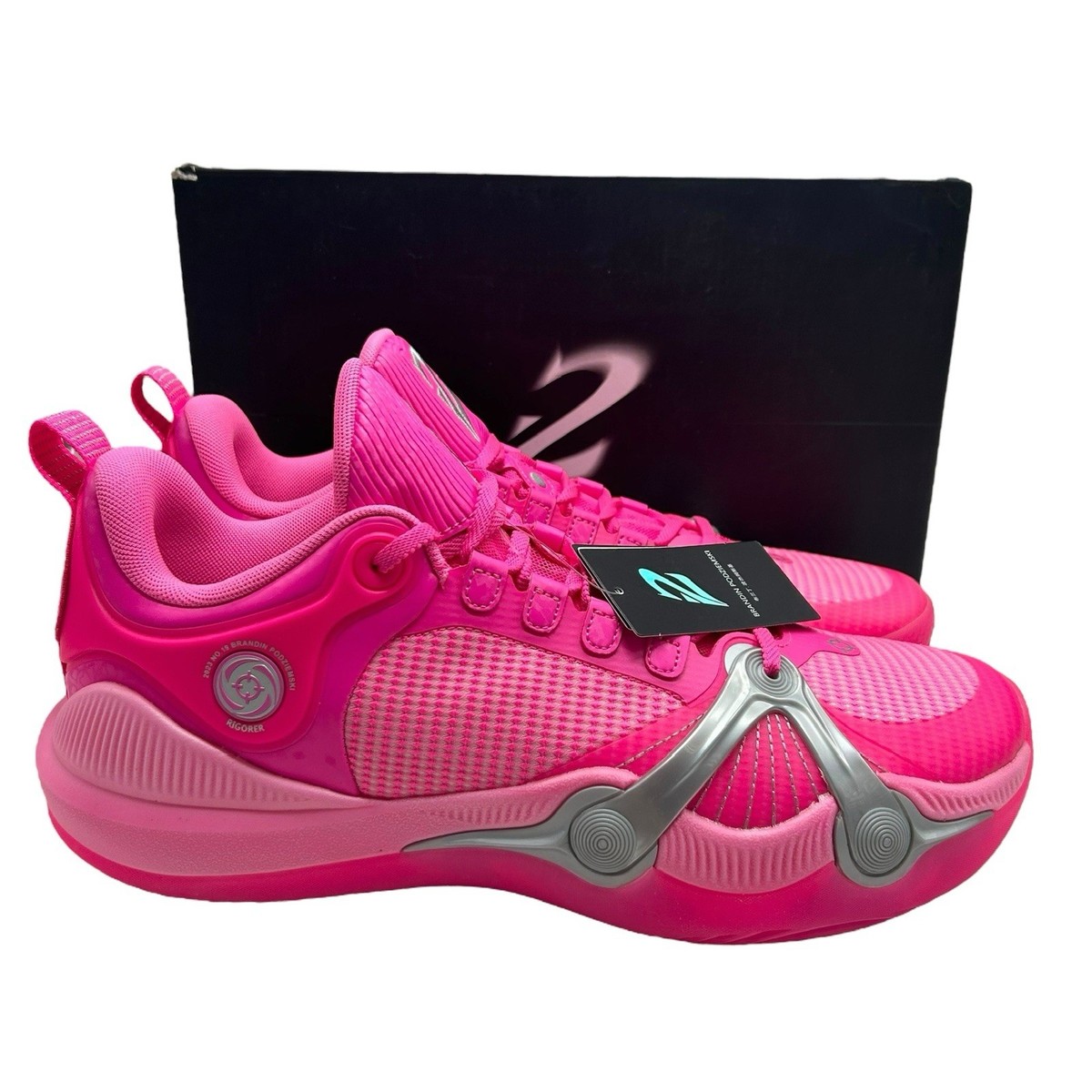 Rigorer BP1 Kaleidoscope Men's Size 14 Pink Gray Brandin
